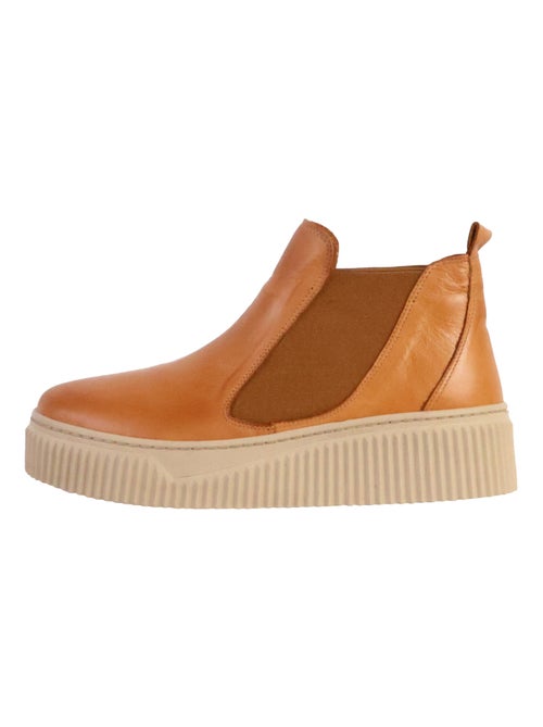 Basket Montante Cuir The Divine Factory Alénoa - Kiabi