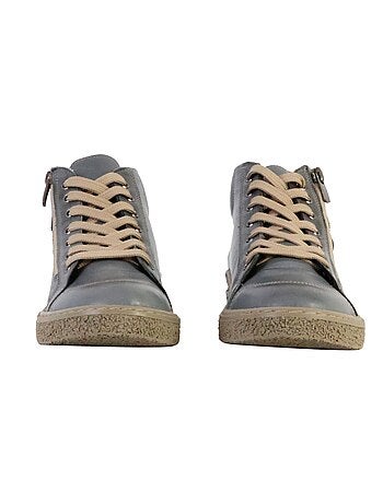 Basket Montante Cuir The Divine Factory Alénoa