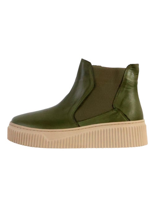 Basket Montante Cuir The Divine Factory Alénoa - Kiabi