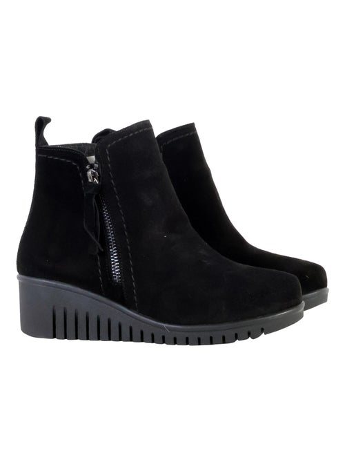 Basket Montante Cuir The Divine Factory Alénoa - Kiabi