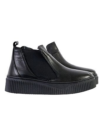 Basket Montante Cuir The Divine Factory Alénoa