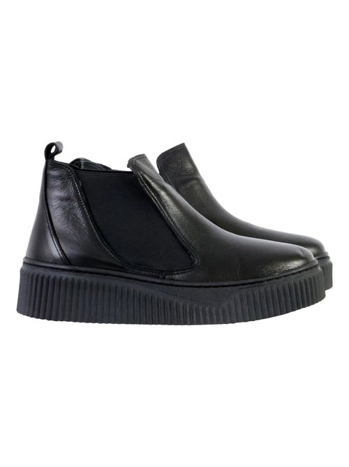 Basket Montante Cuir The Divine Factory Alénoa - Kiabi