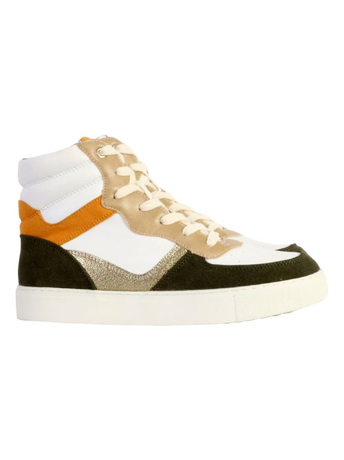 Basket Montante Cuir The Divine Factory - Kiabi