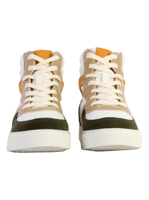 Basket Montante Cuir The Divine Factory - Kiabi