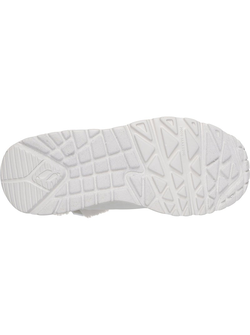 Basket montante enfant à lacets skechers uno lite cozy leopard Marron - Kiabi