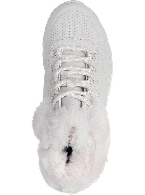 Basket montante enfant à lacets skechers uno lite cozy leopard - Kiabi