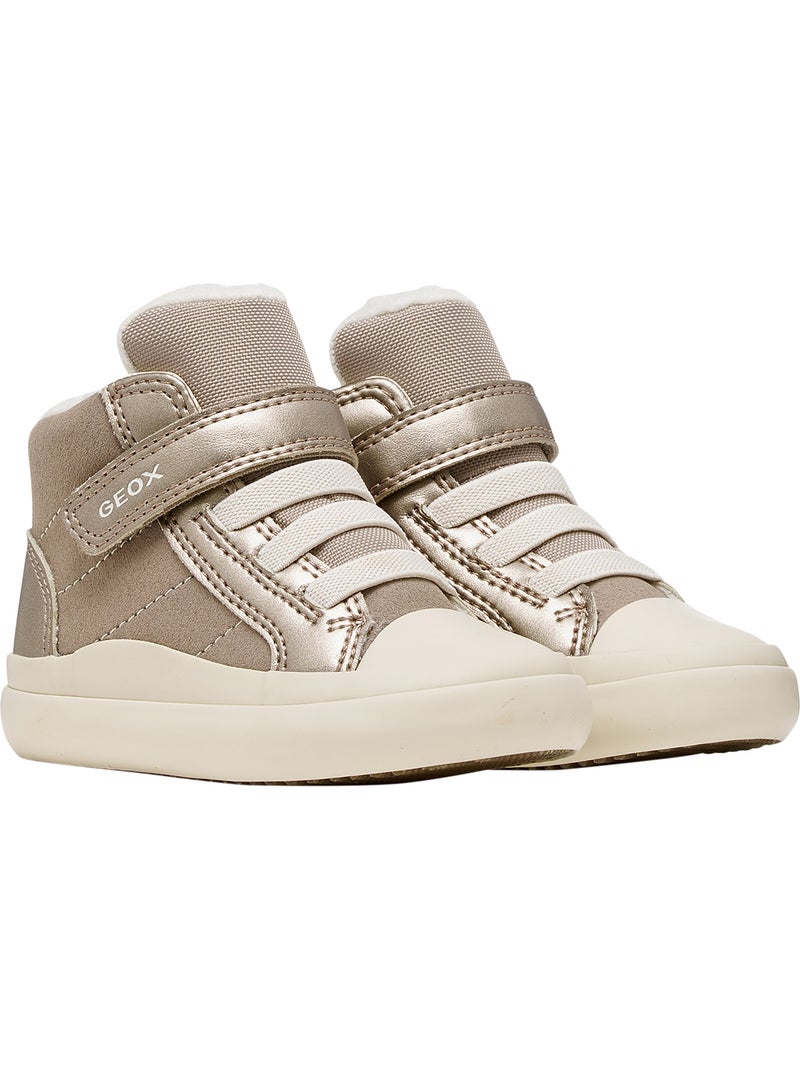 Basket montante enfant à scratch geox gisli Beige - Kiabi