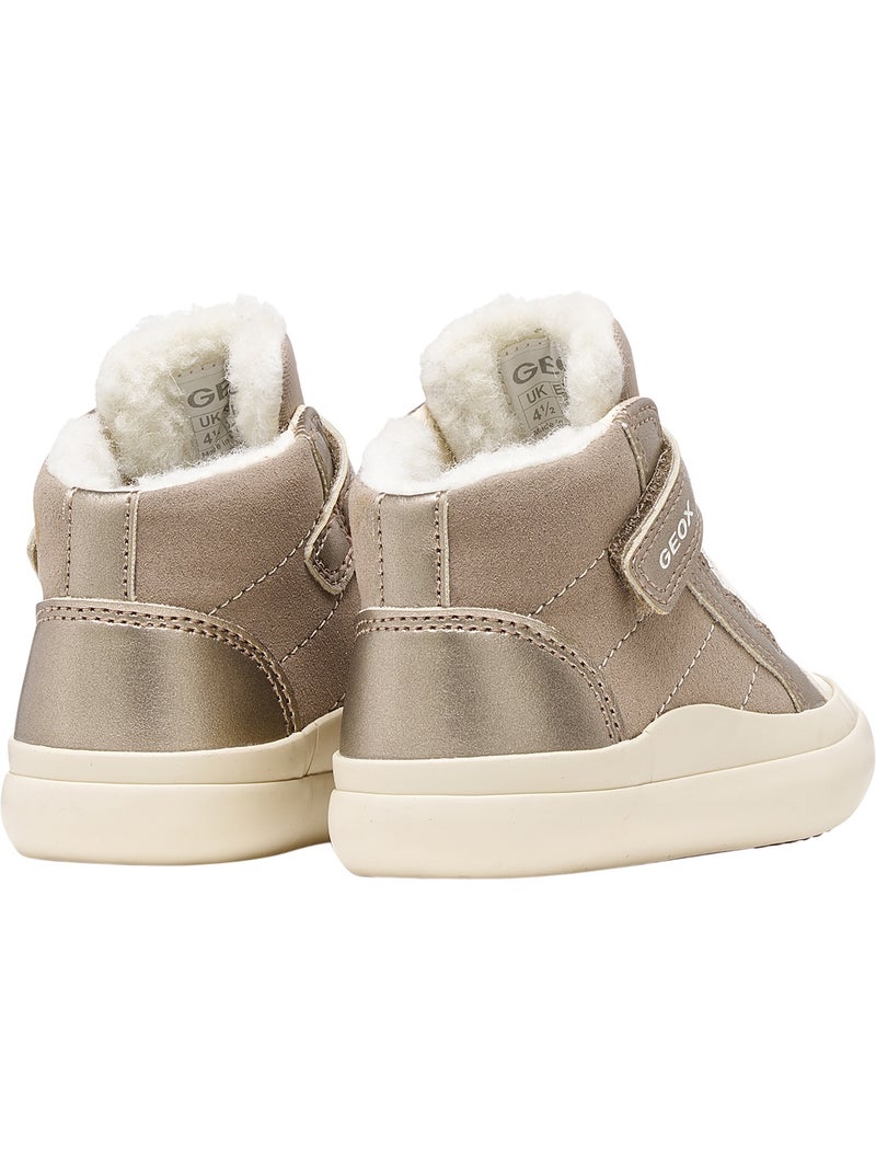 Basket montante enfant à scratch geox gisli Beige - Kiabi