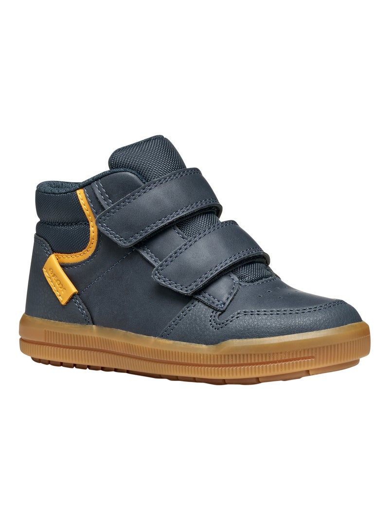 Basket Montante Enfant à Scratches Geox Arzach Bleu marine - Kiabi