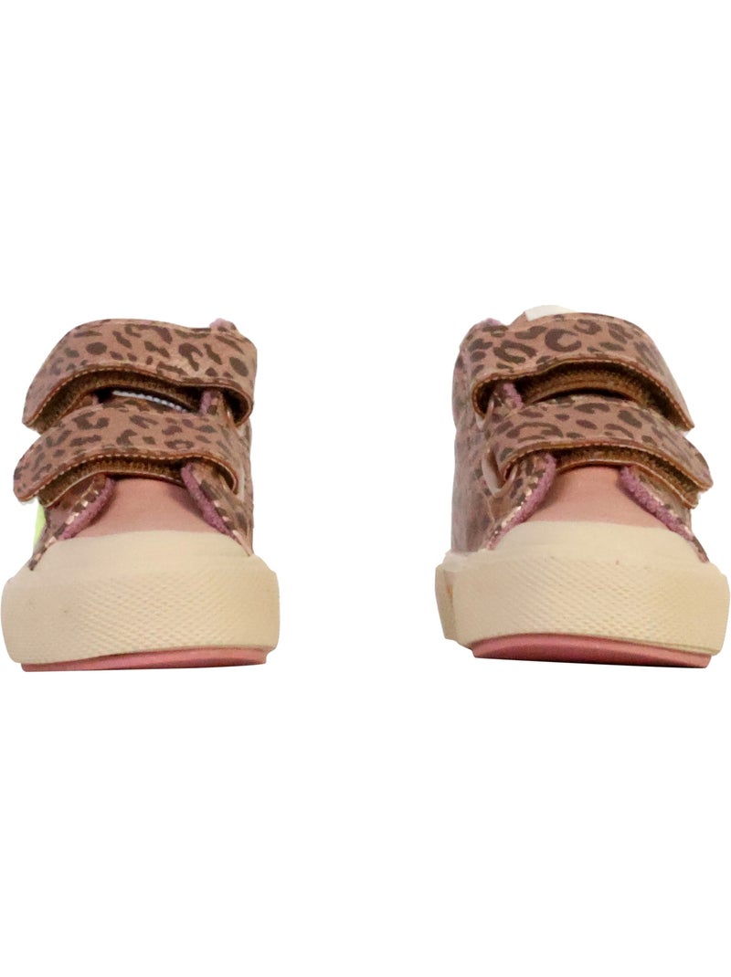 Basket Montante Enfant à Scratches Victoria Beige - Kiabi