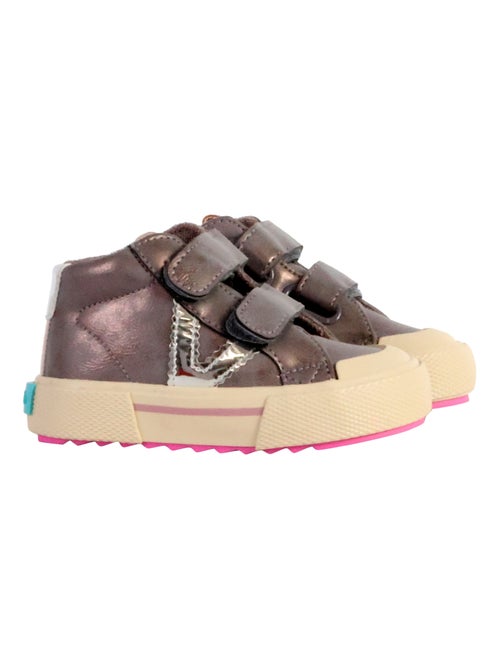 Basket Montante Enfant à Scratches Victoria - Kiabi