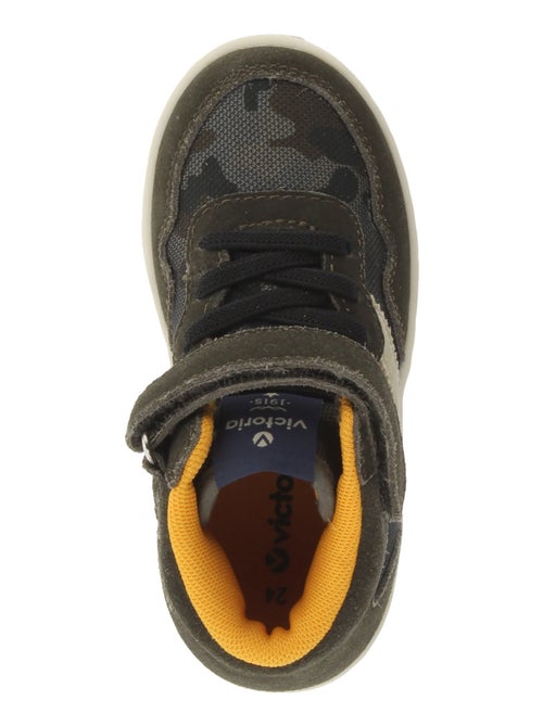 Basket Montante Enfant Cuir Victoria Time - Kiabi