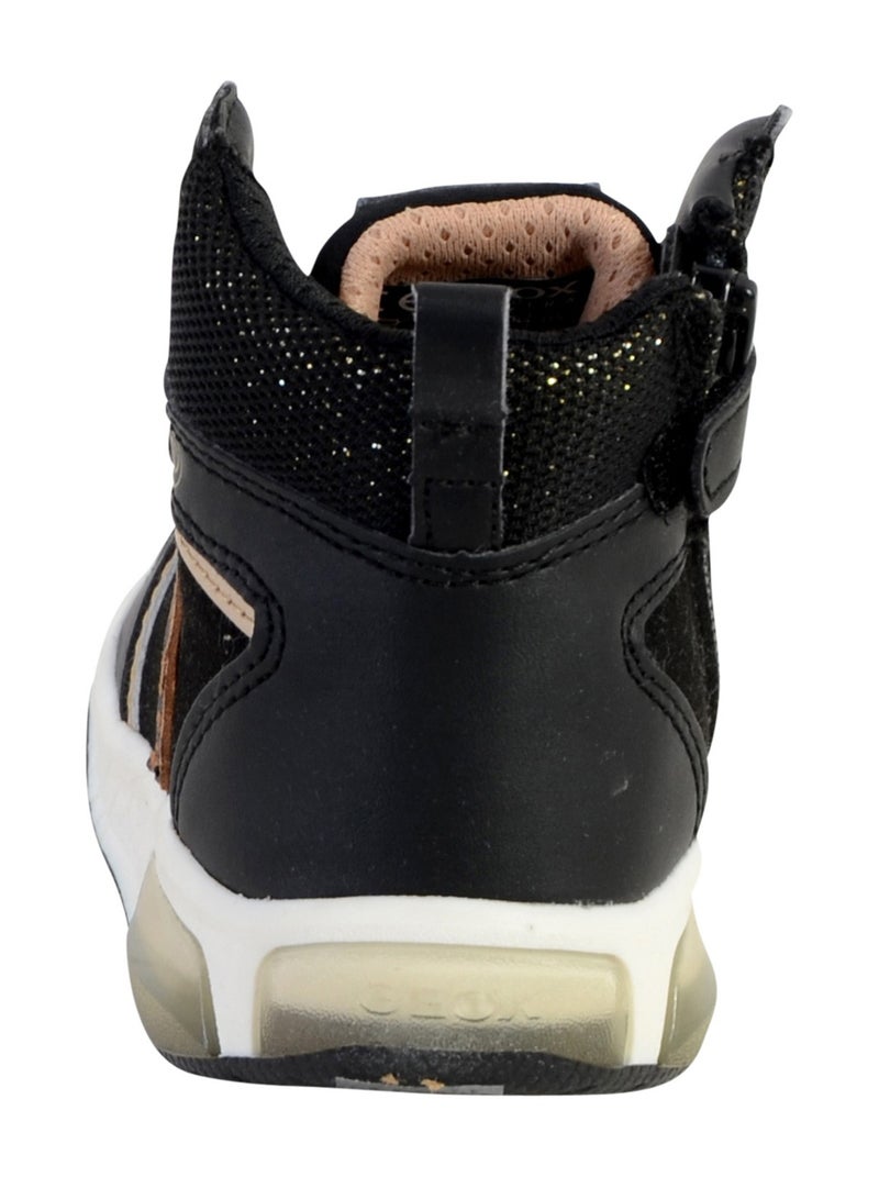 Basket Montante Enfant Fille Geox Inek Noir - Kiabi