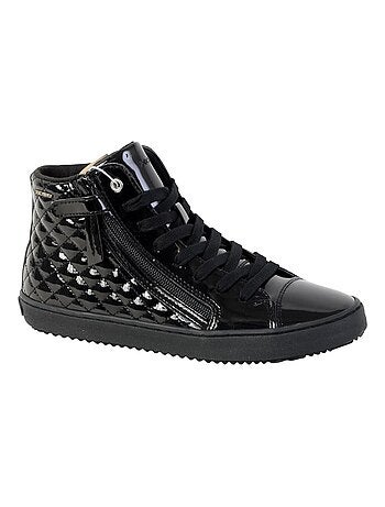 Basket Montante Enfant Fille Geox J Kalispera G. D - Pearl.SYN