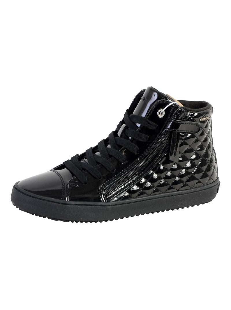 Basket Montante Enfant Fille Geox J Kalispera G. D - Pearl.SYN Noir - Kiabi