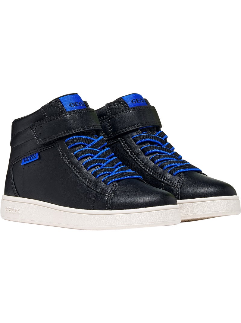 Basket montante enfant scratch geox eclyper boy Noir - Kiabi