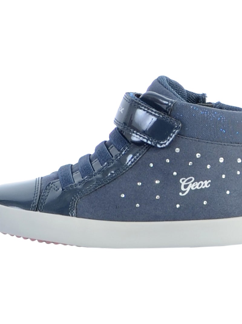 Basket Montante Enfant/fille Geox Gisli Bleu - Kiabi