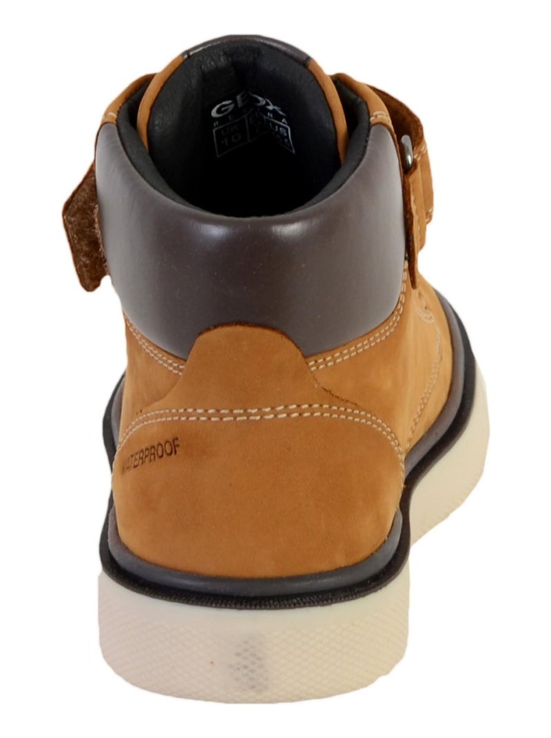 Basket Montante Geox Enfant Garçons J Riddock B. WPF A-NBK+Synt Jaune - Kiabi