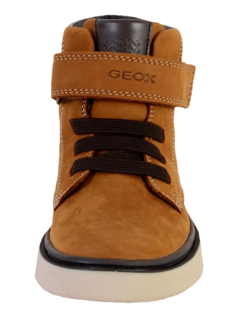 Basket Montante Geox Enfant Garçons J Riddock B. WPF A-NBK+Synt Jaune - Kiabi