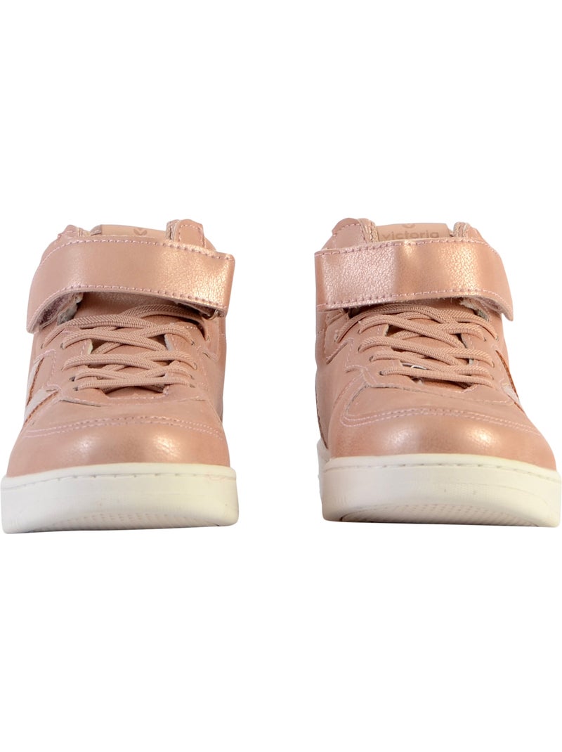 Basket Montante ? Lacets Victoria Enfant Beige - Kiabi