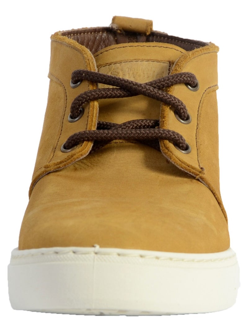 Basket Montante Natural World Safari NW On Napa Jaune - Kiabi