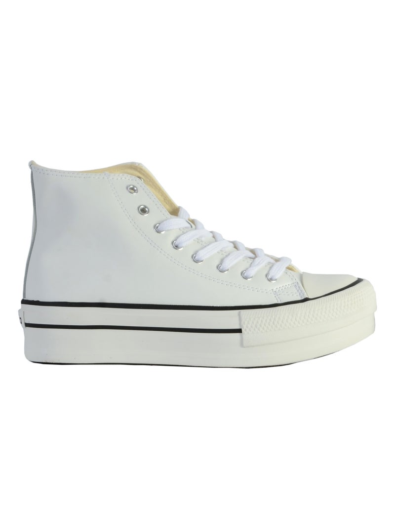 Basket Montante Victoria Blanc - Kiabi
