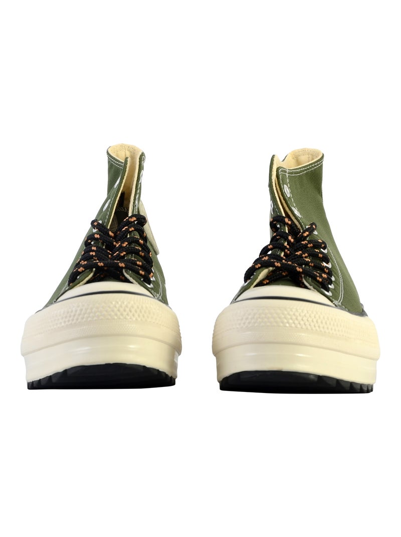 Basket Montantes à Lacets Victoria Kaki - Kiabi