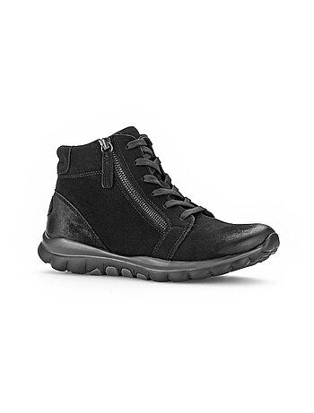 Basket montantes en cuir nubuk Gabor