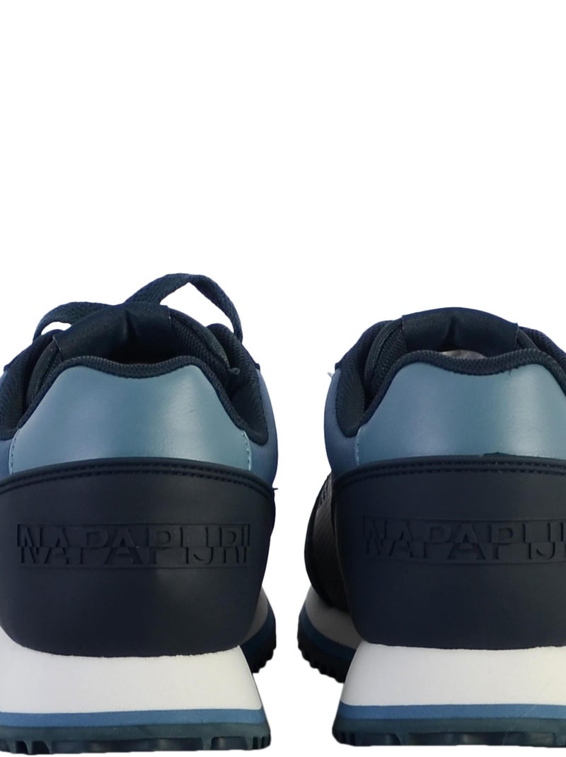Basket Napapijri Suede Running Bleu - Kiabi