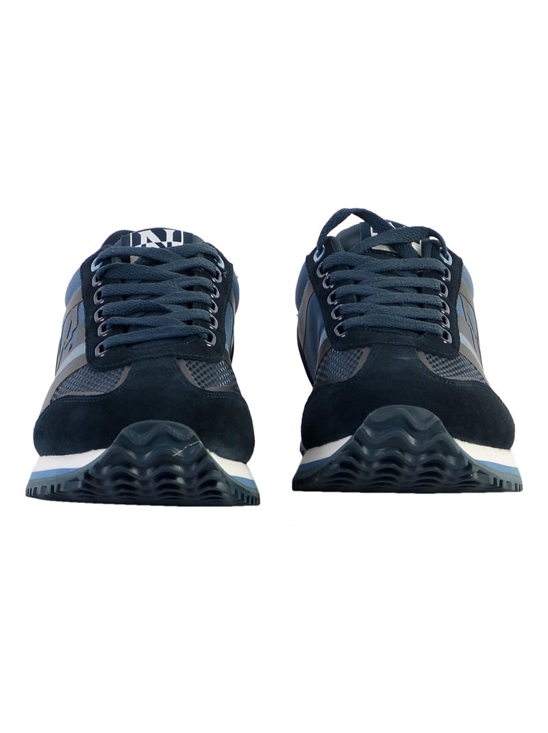 Basket Napapijri Suede Running Bleu - Kiabi