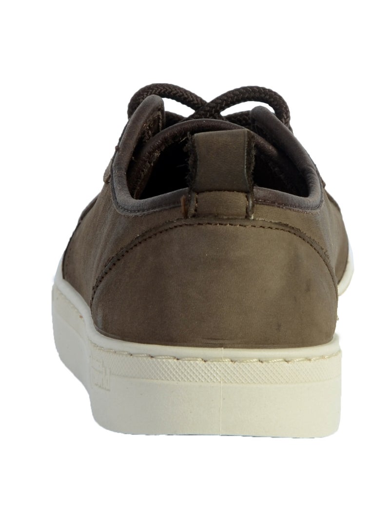 Basket Natural World On Napa Marron - Kiabi