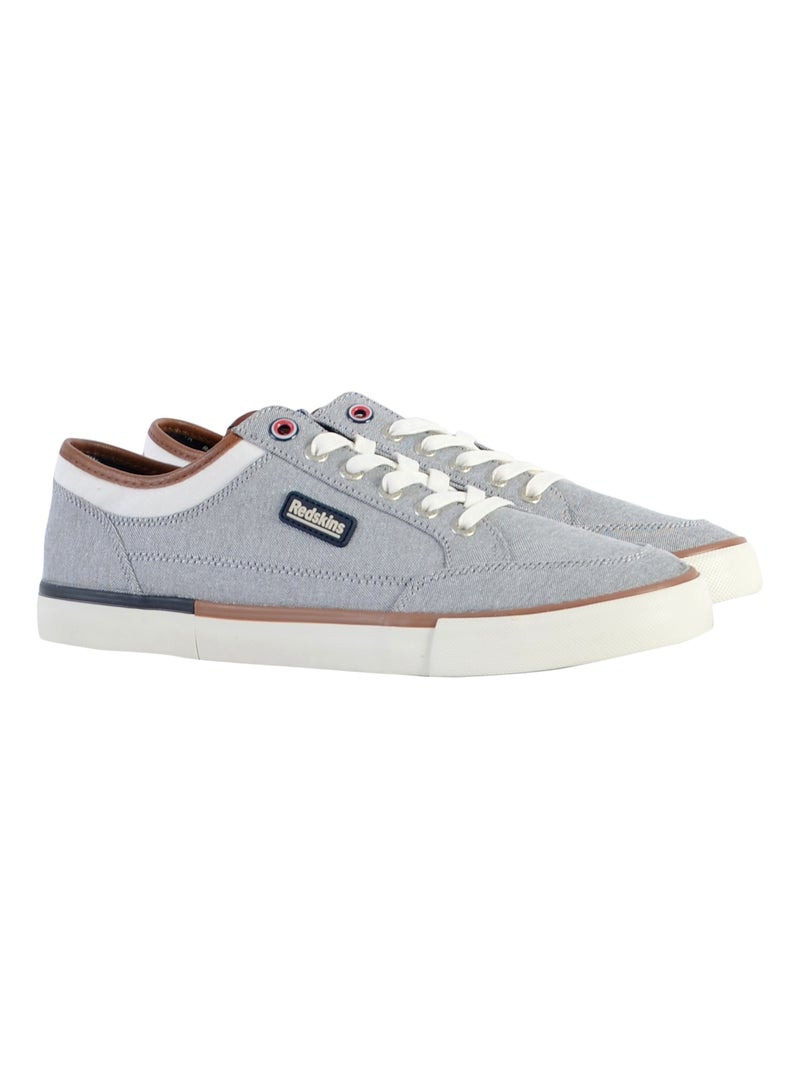 Basket Plate à Lacets Redskins Genial Gris - Kiabi