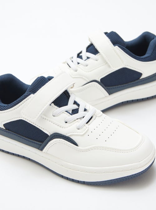 Basket plate à scratch contrastante bicolore - Kiabi