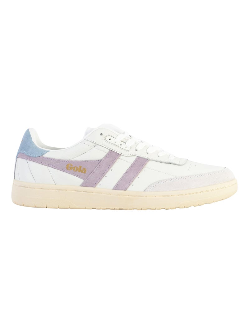 Basket Plate Cuir Gola Falcon Blanc - Kiabi