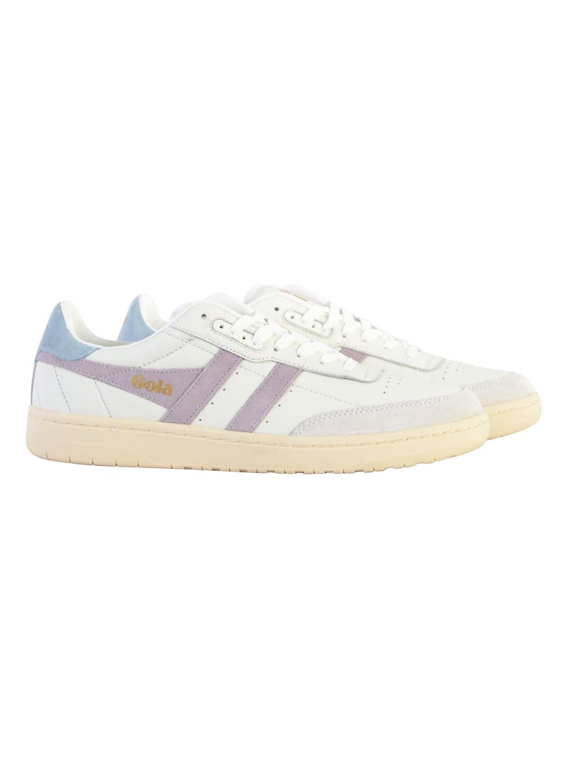 Basket Plate Cuir Gola Falcon Blanc - Kiabi