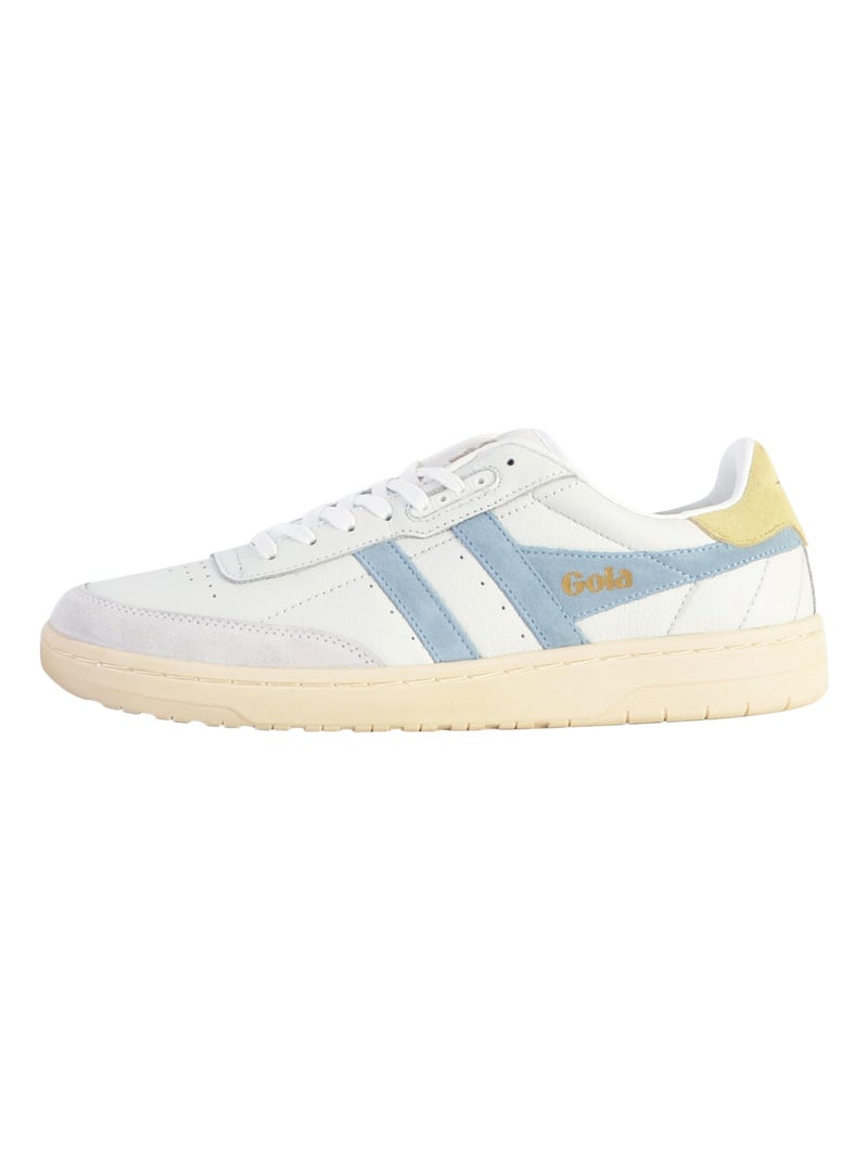Basket Plate Cuir Gola Falcon Blanc - Kiabi