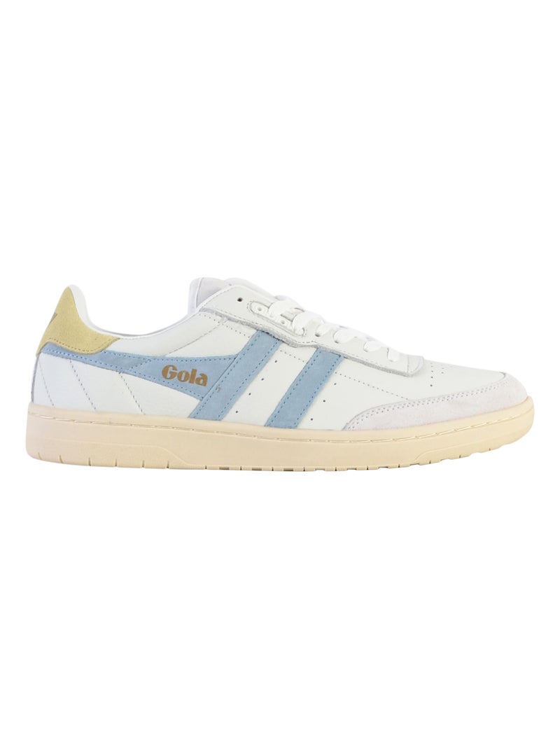 Basket Plate Cuir Gola Falcon Blanc - Kiabi