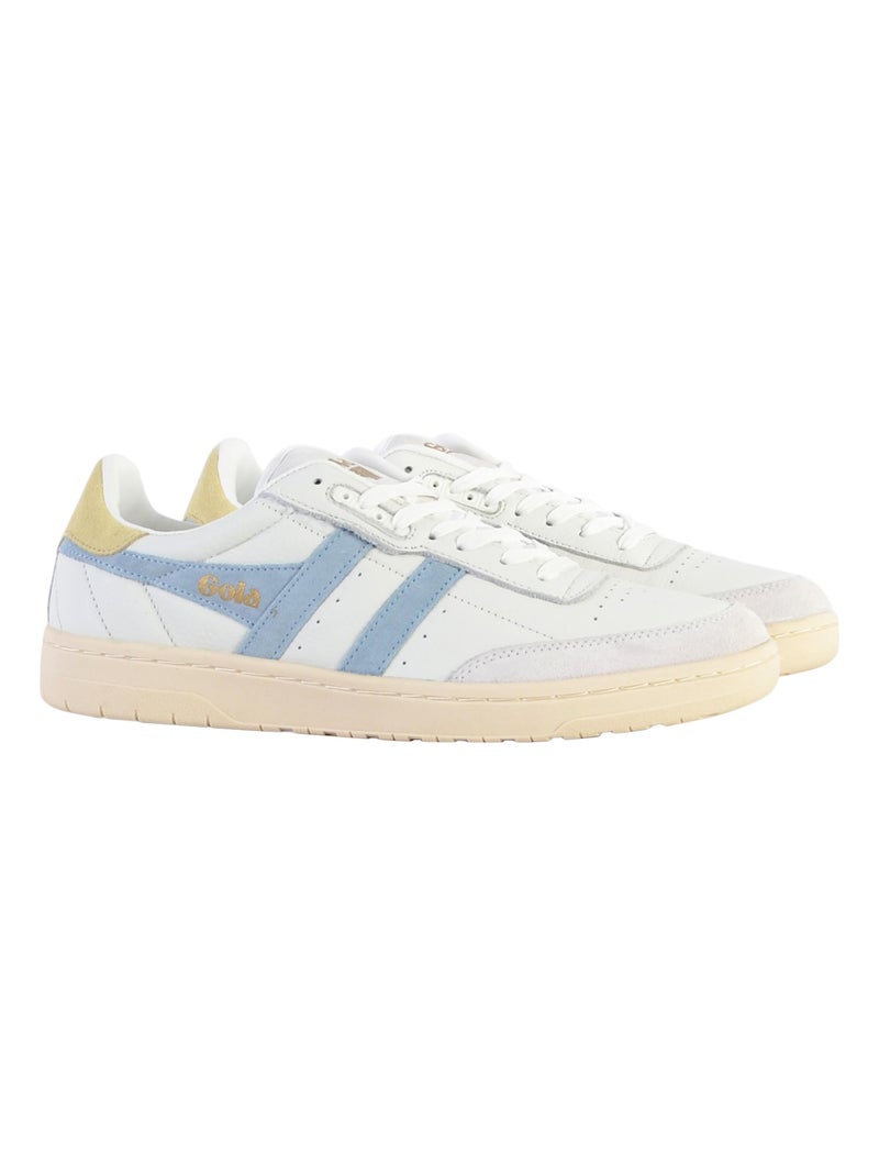 Basket Plate Cuir Gola Falcon Blanc - Kiabi