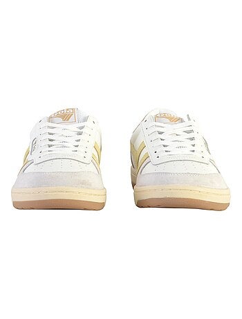 Basket Plate Cuir Gola Hawk