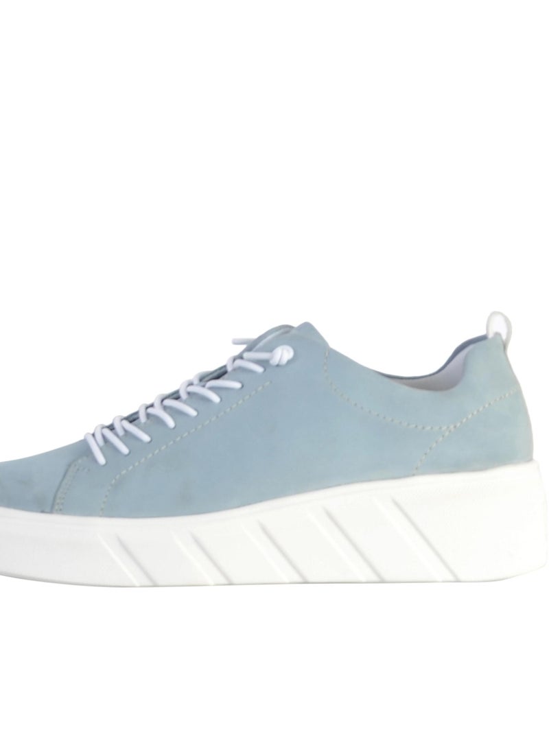 Basket Plate Cuir Rieker Revolution Harar Bleu - Kiabi