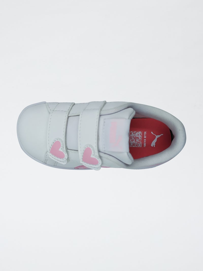 Basket 'PUMA' à scratchs Blanc - Kiabi