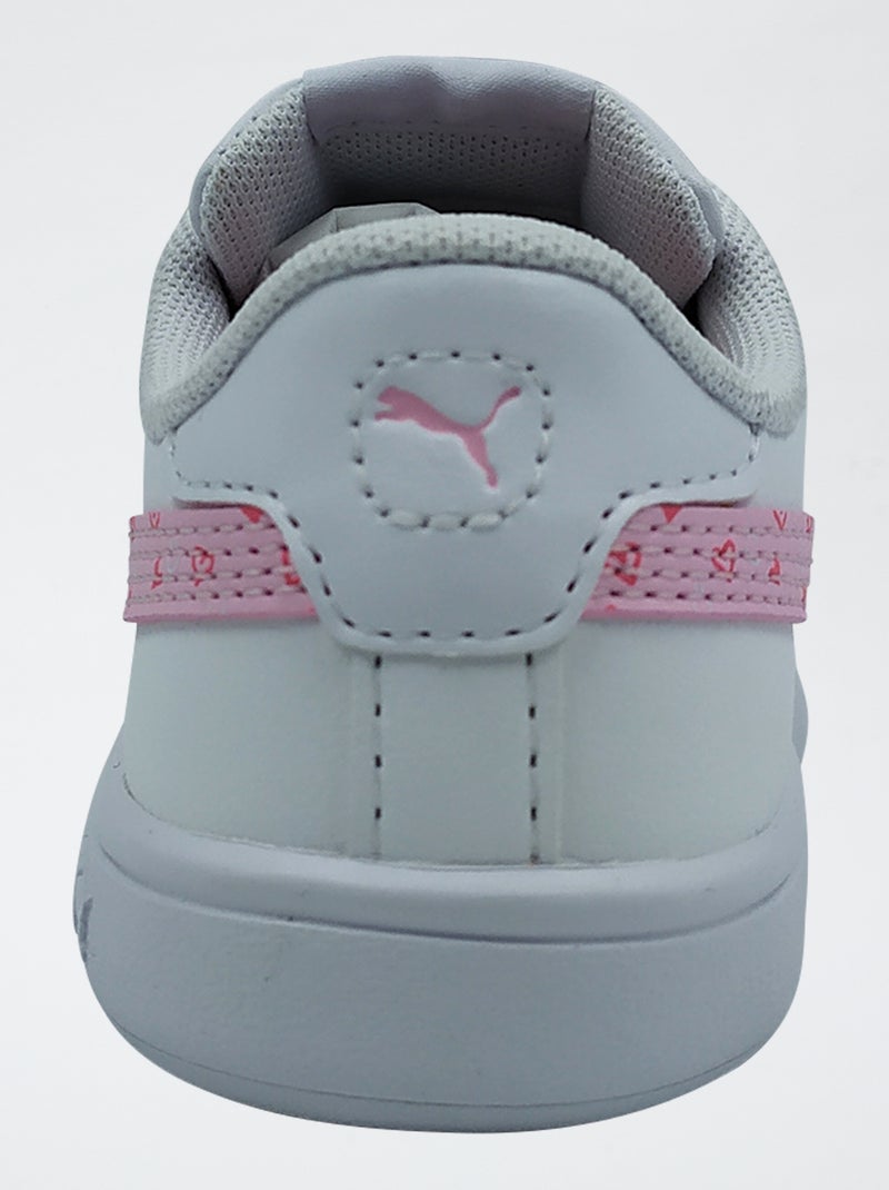 Basket 'PUMA' à scratchs Blanc - Kiabi