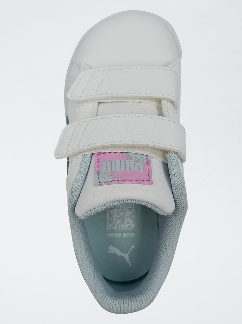 Basket 'PUMA' à scratchs Bleu - Kiabi