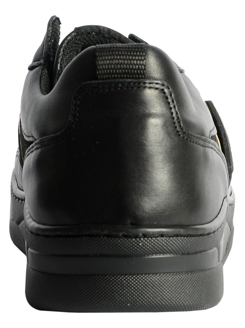 Basket Redskins Textuel Noir Doré - Kiabi