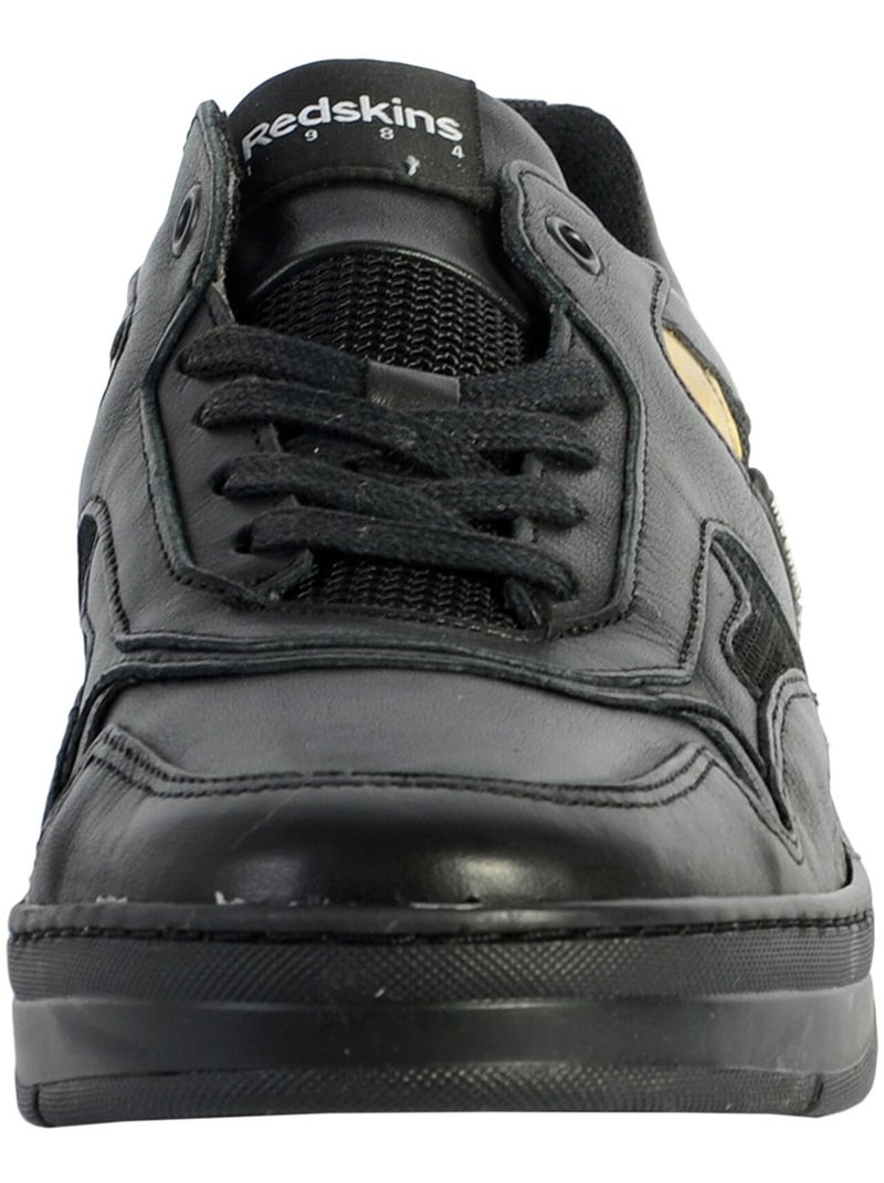 Basket Redskins Textuel Noir Doré - Kiabi