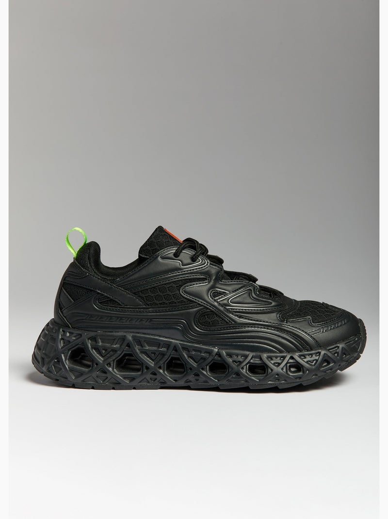 Basket sato  femme - sae paris Noir - Kiabi