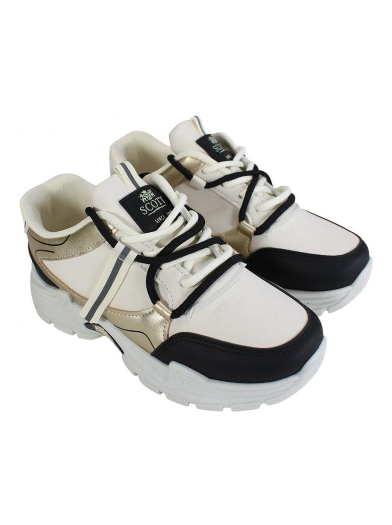 Basket Scott Femme style urbain Blanc - Kiabi