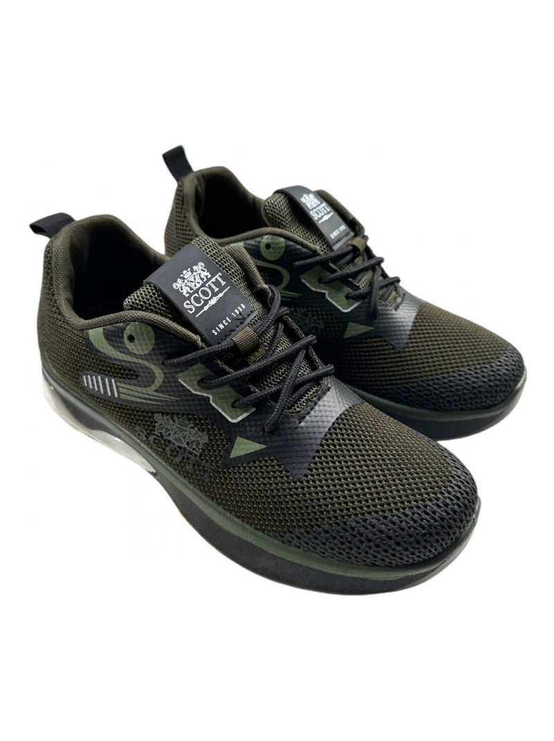 Basket Scott Homme style urbain Kaki - Kiabi