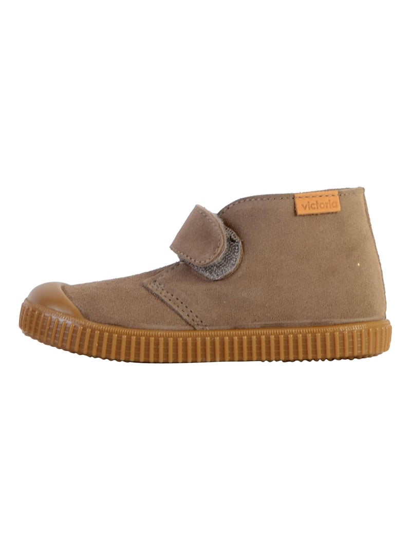 Basket Scratch Montante Enfant Victoria Beige - Kiabi