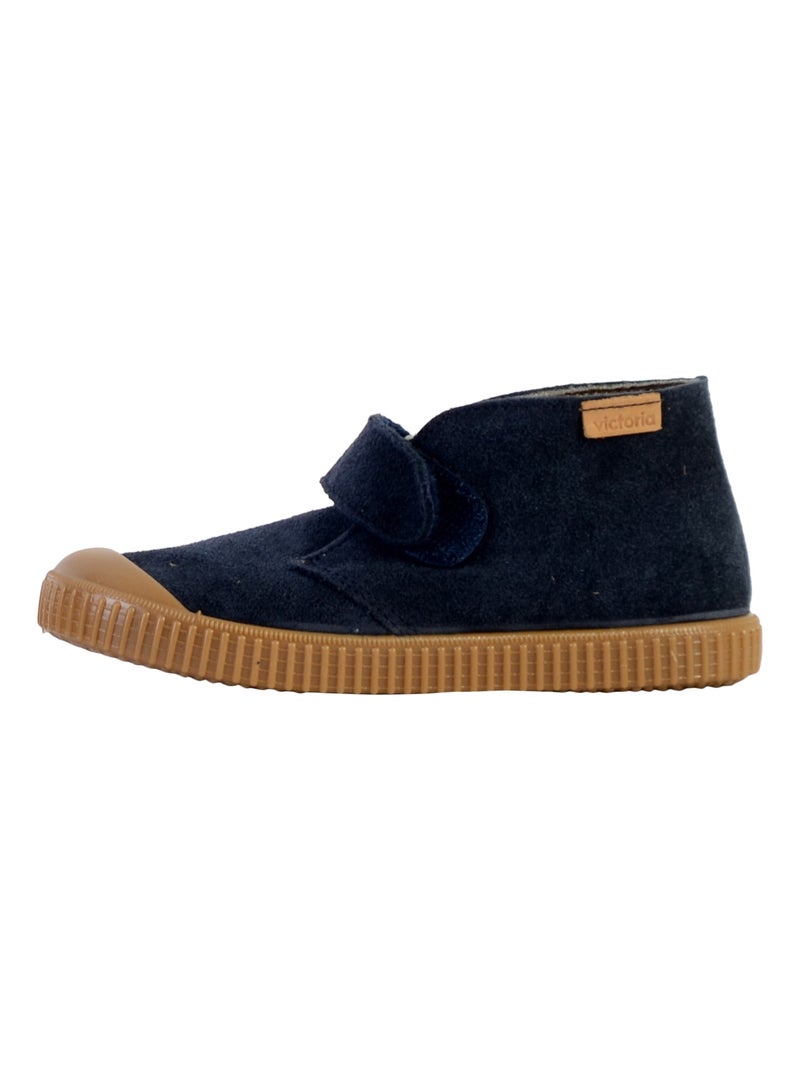 Basket Scratch Montante Enfant Victoria Bleu marine - Kiabi